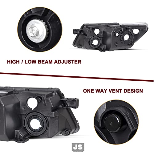 JSBOYAT Fits for 2009-2020 Dodge Journey Headlight Assembly Replacement OE Headlamp Driver and Passenger Side