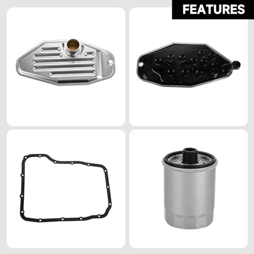 YOLLKY 4WD Transmission Filter Kit for 45RFE 545RFE 68RFE