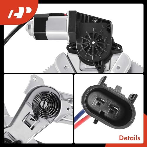 A-Premium Power Window Regulator with Motor Compatible with Dodge Ram 1500 2500 3500 4500 5500 2002-2010 Pickup Front Left Driver Side