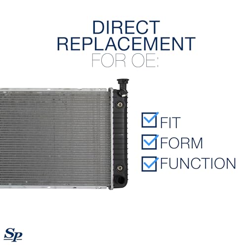 Spectra Premium CU1693 Radiator, with EOC and TOC, Compatible With Chevrolet and GMC