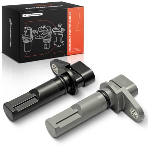 A-Premium 2-PC Upper and Lower Engine Crankshaft Position Sensor Compatible with Cadillac DeVille 2000-2005, Seville 2000-2004 & Oldsmobile Aurora 2001-2003 & Pontiac Bonneville