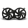 Dual Radiator Fan with Control Module Replacement for Pathfinder 2013-2017 Replacement for QX60 2014-2019 Replacement for JX35 2013 Replacement for 621-586 621586 214813JA2E NI3115149