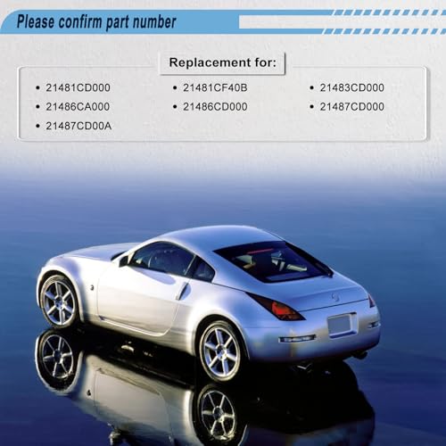 Gjhch Radiator Cooling Fan Compatible with 2003-2007 350Z 03-07 G35