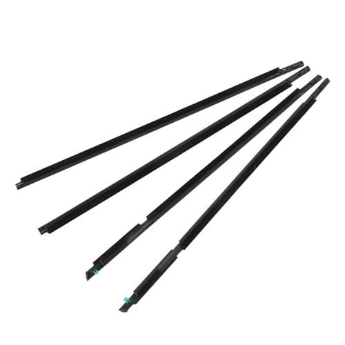 4 Window Seal Strip Car for and GX470, Prado Door Window Moulding Trim Weatherstrip Seal Belt 75722 60080 for Prado 120 Series 2003 to 2009