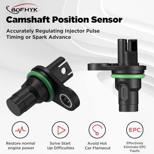 BDFHYK 907-700 2PCS Cam Camshaft Position Sensor Compatible with BMW Z4, Compatible with 740I, Compatible with 528I, Compatible with 328I | 13627525014 13627546660 13627558518