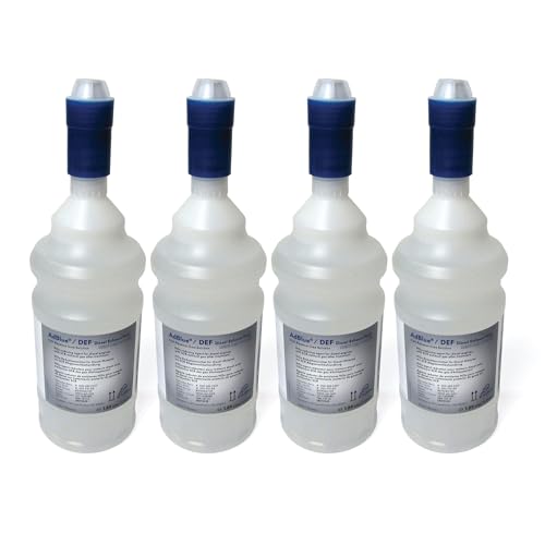 AdBlue Diesel Exhaust Fluid DEF SCR LR072258, Original Equipment, 2 Gallons (4 Half-Gallon Bottles), Compatible with Land Rover Discovery 5, Range Rover Sport, Velar, And Evoque, Diesel Vehicles Only