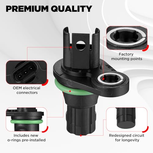BDFHYK 907-700 2PCS Cam Camshaft Position Sensor Compatible with BMW Z4, Compatible with 740I, Compatible with 528I, Compatible with 328I | 13627525014 13627546660 13627558518