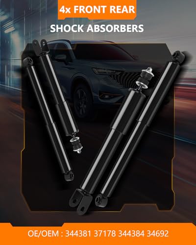 Shocks, OCPTY 4x Front Rear Shocks Absorbers Fit 2002-2006 for Chevy Avalanche 1500 RWD,2000-2006 for Chevy Suburban 1500/Tahoe 4WD RWD/for GMC Yukon/Yukon XL 1500 344381 344384 34692 Auto Shocks Sets