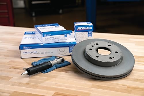 ACDelco Silver Coated Front Brake Rotor 18A2804AC | GM 19327446 Brake Rotors for Select Chevy Silverado, Chevrolet Suburban, GMC Sierra and more