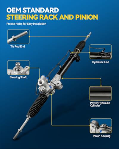 PHILTOP Power Steering Rack and Pinion Assembly for 2009-2014 Maxima