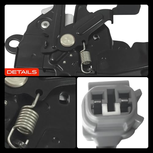 A-Premium Hood Latch Lock Compatible with Toyota Highlander 2008-2010, Front Hood Lock Engine Bonnet Latch Assembly