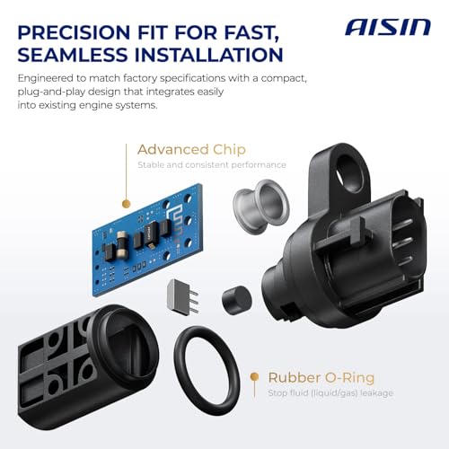 AISIN AFTERMARKET CKSGM-00597 Set of 2 Crankshaft Position Sensors - Compatible with Cadillac DeVille 00-05, Eldorado 00-02 Seville 00-04, Oldsmobile Aurora 01-03, Pontiac Bonneville 04-05 - 4.0L 4.6L