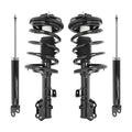 COMPLETESTRUTS - Front Complete Strut Assemblies with Coil Springs and Rear Shock Absorbers Replacement for 2006-2010 Kia Optima - Set of 4