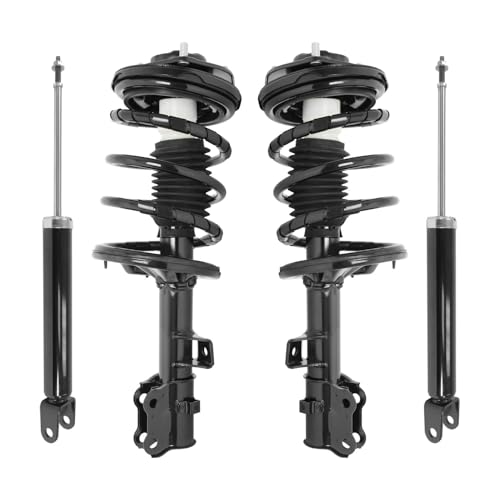 COMPLETESTRUTS - Front Complete Strut Assemblies with Coil Springs and Rear Shock Absorbers Replacement for 2006-2010 Kia Optima - Set of 4