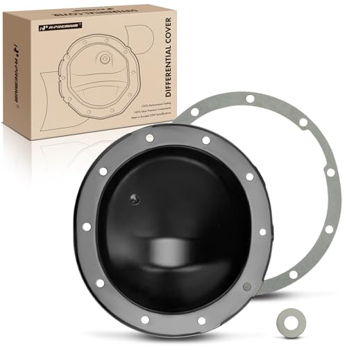 A-Premium 8.5 or 8.625 inch Ring Gear Rear Differential Cover W/Gasket Fit for Chevy, GMC, Cadillac, Buick, Pontiac & Oldsmobile - Impala, Tahoe, Express, Blazer, Yukon, Sonoma, Regal, 98, Cutlass