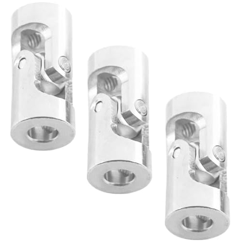 5Pack Vgoohobby Universal Rotatable Steering Shaft U Joint Coupling Motor Connector Coupler for RC Car Robot Crawler Boat (6mm to 6mm)
