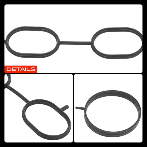 A-Premium Lower Engine Intake Manifold Gasket Seal Set Compatible with Nissan Vehicle - Versa 2012-2019, Versa Note 2014-2019, Micra 2015-2019, Only fit DOHC L4 1.6L