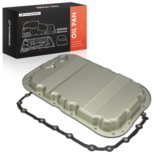 A-Premium Transmission Oil Pan with Drain Plug & Gasket Compatible with BMW 328i 2007-2013, 328i xDrive 2009-2013, 328xi 2007-2008, X3 2007-2010, 128i 2008-2013