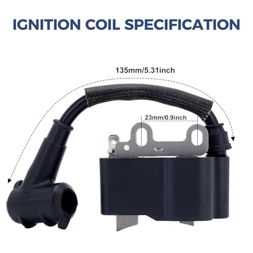 SRM225 Ignition Coil Fits ECHO SRM210 SRM225 HC-160 HC-161 HC-180 HC-181 HC-200 HC-201 SHC-210 SRM-210I SRM-210SB String Trimmer Engine Part Replaces A411000140