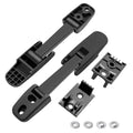 2Pcs Upgrade Hood Latch Kit Bright Black Heavy Duty Hood Latches Fit for Kenworth T170 T270 T300 T370 T440 T470 T660 Fit for Peterbilt 325 335 337 340 348 384 386, Mack CH, Blue Bird OE# 315-5502