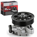 Power Steering Pump 21-5456 with Pulley Compatible with Honda Civic 1.8L 2006 2007 2008 2009 2010 2011, Power Assist Pump Replace# 56110-RNA-A01, 56110-RNA-A02