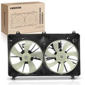 A-Premium Engine Radiator Cooling Fan Assembly Compatible with Select Lexus Models - GS350 2013 2014 2015, 3.5L - Replace# 1636131410, 1636131430