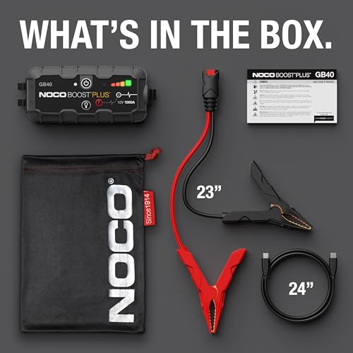 NOCO Boost GB40 12V 1000A UltraSafe Portable Lithium Jump Starter