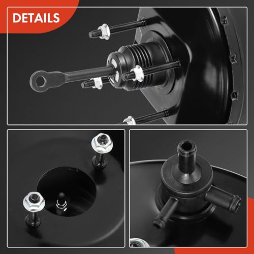 A-Premium Vacuum Power Brake Booster Compatible with Dodge Durango 1999-2003, Dakota 1999-2004, Without Master Cylinder