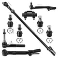 4WD Front Steering Suspension Kit for 2005-2016 Ford F-250 F-350Super Duty, 4 Lower and Upper Ball Joints 2 Outer Tie Rods 1 Adjustment Sleeve 1 Drag Link 1 Outer Steering Tie Rod -9pcs