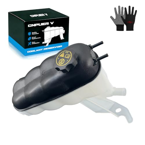 CNPUERV Pressurized Coolant Reservoir Tank with Cap & Sensor Port for Chevy Silverado 1500/2500HD, Tahoe, Suburban, GMC Sierra 1500/2500HD, Yukon & Escalade 2014-2020, Replace 603-973 22856231