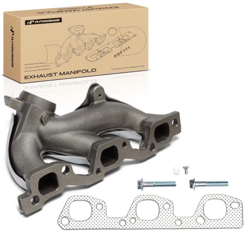 A-Premium Left Side V6 3.8L Engine Exhaust Manifold Kit W/Gaskets Compatible with Jeep JK Series Wrangler 2007 2008 2009 2010 2011, Replaces 4666024AB 4666024AC
