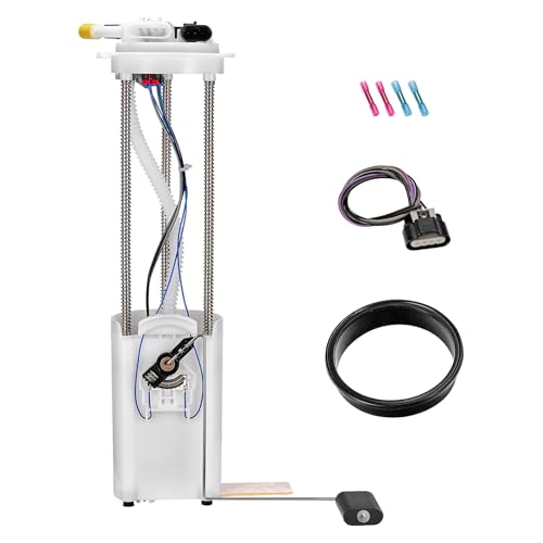 BDFHYK Fuel Pump Module Assembly E3500M Compatible with Chevrolet Pickup Silverado 1999-2004, Compatible with GMC Sierra 1999-2004 4.3L 4.8L 5.3L 6.0L 8.1L w/Sending Unit Fuel Pressure Sensor