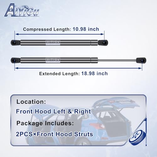 AiYiGu 4364 Front Hood Struts Shocks Lift Supports Gas Spring 2 PCS