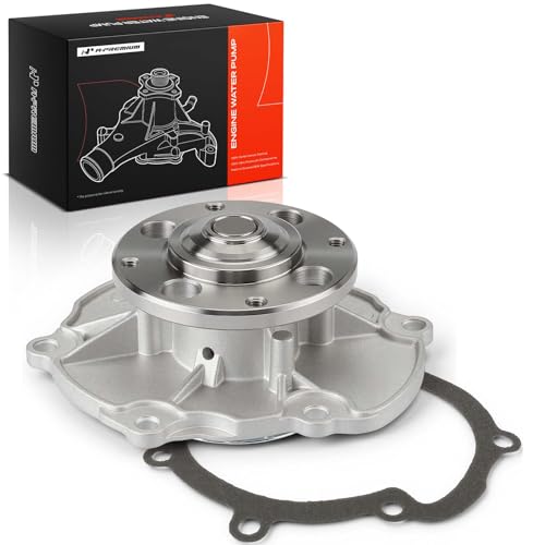 A-Premium Water Pump W/Gasket [DOHC, 6Cyl 2.8 3.0 3.6L] Compatible with Chevy & GMC & Cadillac & Buick & Pontiac & Saab & Suzuki & Saturn, for Camaro, Equinox, Colorado, SRX, LaCrosse, Allure & More