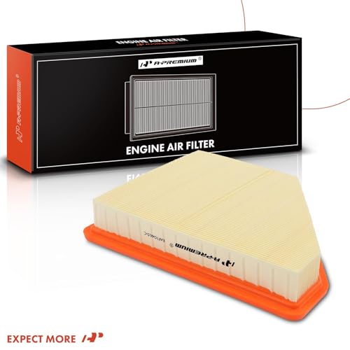 A-Premium Engine Air Filter Compatible with Chevrolet Equinox & GMC Terrain, 2010-2017, Flexible Panel, Replace# 25899727