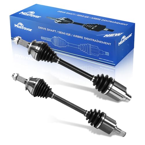 Maxfavor CV Axle Front FWD Replacement for Honda Civic 2006 2007 2008 2009 2010 2011 2.0L Si/MUGEN Si 4Cyl Manual, 2 pcs CV Axle Joint Shaft Assembly Driver and Passenger Side