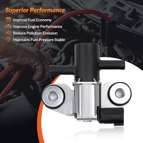 Mirthcos Vapor Canister Purge Valve Solenoid EVAP Compatible for Nissan Sentra 2007-2012, Rogue 2008-2017, Altima, Pathfinder, Murano, GT-R, Maxima & Infiniti JX35, QX60, FX50, QX70 Replaces 911-509