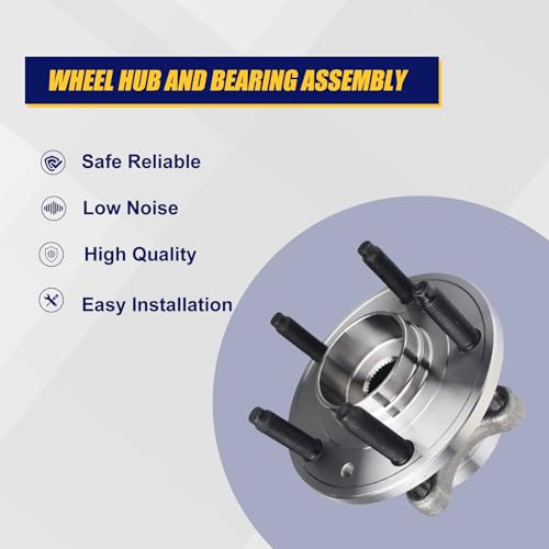 KUSATEC 513275 Front/Rear Wheel Hub & Bearing Assembly Compatible with Ford Edge 2011-2014/Flex 2009-2018/Taurus 2010-2019, Lincoln MKS 2009-2016/MKT 2010-2019/MKX 2011-2015, 5 Lugs w/ABS