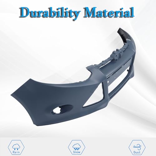 SEBLAFF Front Bumper Cover Primed Replacement for 2012 2013 2014 Focus Sedan Hatchback 4-Door