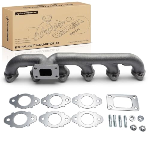 A-Premium Exhaust Manifold Kit W/Gaskets & Nuts & Bolts [5.9L] Compatible with Dodge Ram 2500 3500 2004-2009