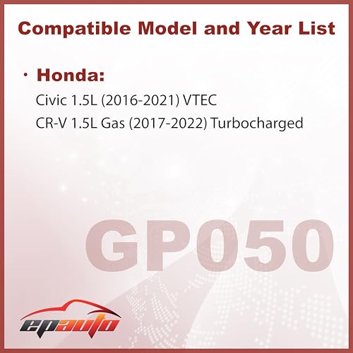 EPAuto GP050 (CA12050) Engine Air Filter, Replacement for Honda Civic 1.5L (2016–2021), CR-V 1.5L (2017–2022) – Rigid Panel Filter for Fuel Efficiency and Engine Protection