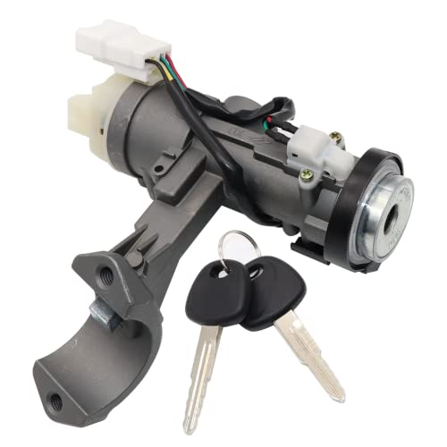 XQSMWF Ignition Lock Cylinder Switch Assembly with 2 Keys Compatible with Hyundai Elantra 2001-2006, Fit for Kia Spectra 2004-2009 Spectra5 2005-2009, Replaces 81905-2DA00 81900-2DA00