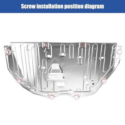 Engine Splash Shield Guard Compatible with Honda Civic 2022 2023, Engine Case Guard Under Car Shield Cover OEM 74111T20A0 74111-T20-A00 Engine Splash Guard