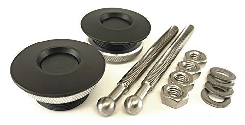 QL-38-LP/BP Quik-Latch Hood Pin Kit (Black Cerakote)