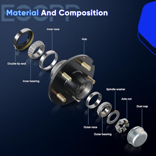 ECCPP 515096 Front Wheel Hub Bearing Assembly for Chevy Avalanche