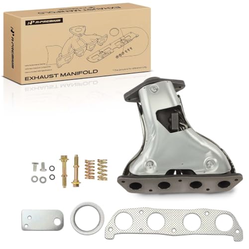 A-Premium [L4 1.8L] Engine Exhaust Manifold Kit W/Gaskets Compatible with Toyota Corolla 2002-2008, Matrix 2003-2008 & Pontiac Vibe 2003-2008, Replaces 171040D040 1710422100