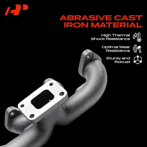 A-Premium Exhaust Manifold Kit W/Gaskets & Nuts & Bolts [5.9L] Compatible with Dodge Ram 2500 3500 2004-2009