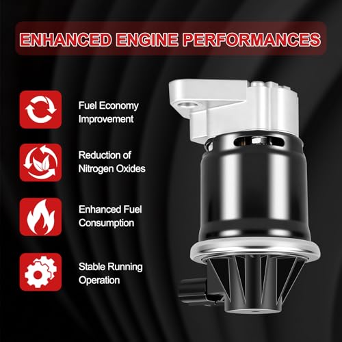 STZJAYE EGV1248 EGR Valve Exhaust Gas Recirculation Compatible with Honda Ridgeline HR-V Pilot Civic Accord Crosstour Passport 2013-2020 for Acura ILX MDX RDX RLX TLX 2013-2022 18011-R1A-A00 2-26921