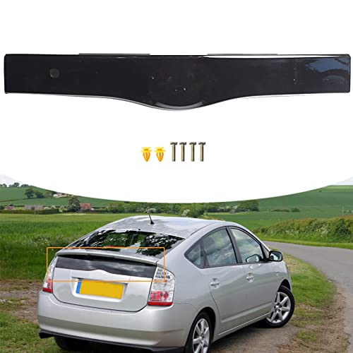 Rear Tailgate Cover Liftgate Garnish Trim Bright Black Replacement for 2004-2009 Base/Touring Hatchback 76801-47060-C0 76801-47040-C0