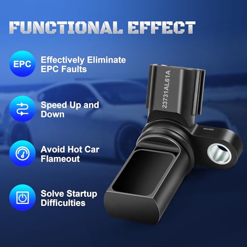 Set of 3 Camshaft Crankshaft Position Sensor Compatible with Nissan 350Z Altima Maxima Murano Pathfinder Frontier Quest Xterra Infiniti G35 FX35 M35 I35 3.5L 907-716, 917-707, 917-704, 23731AL60A